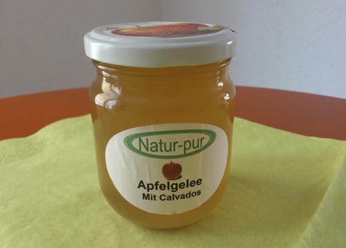 Apfelgelee mit Calvados | Natur-pur Seeland